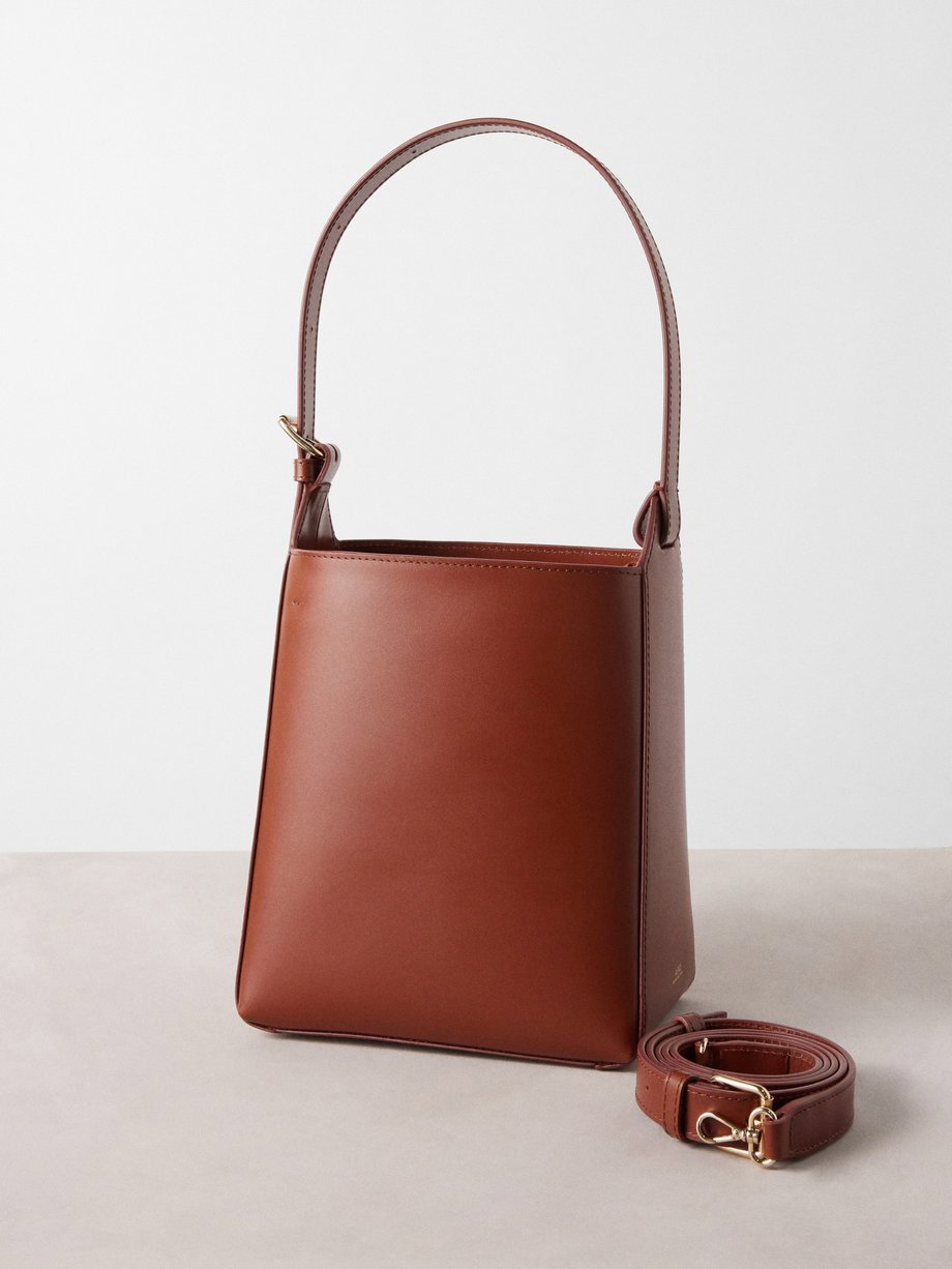 A.P.C. Virginie small leather tote bag
