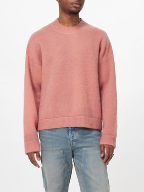 Represent Sprayed Horizons brushed-knit sweater