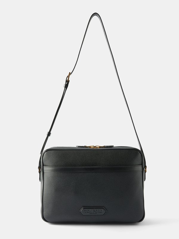 Tom Ford Medium grained-leather cross-body bag