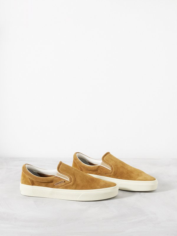 Tom Ford Jude suede slip-on trainers