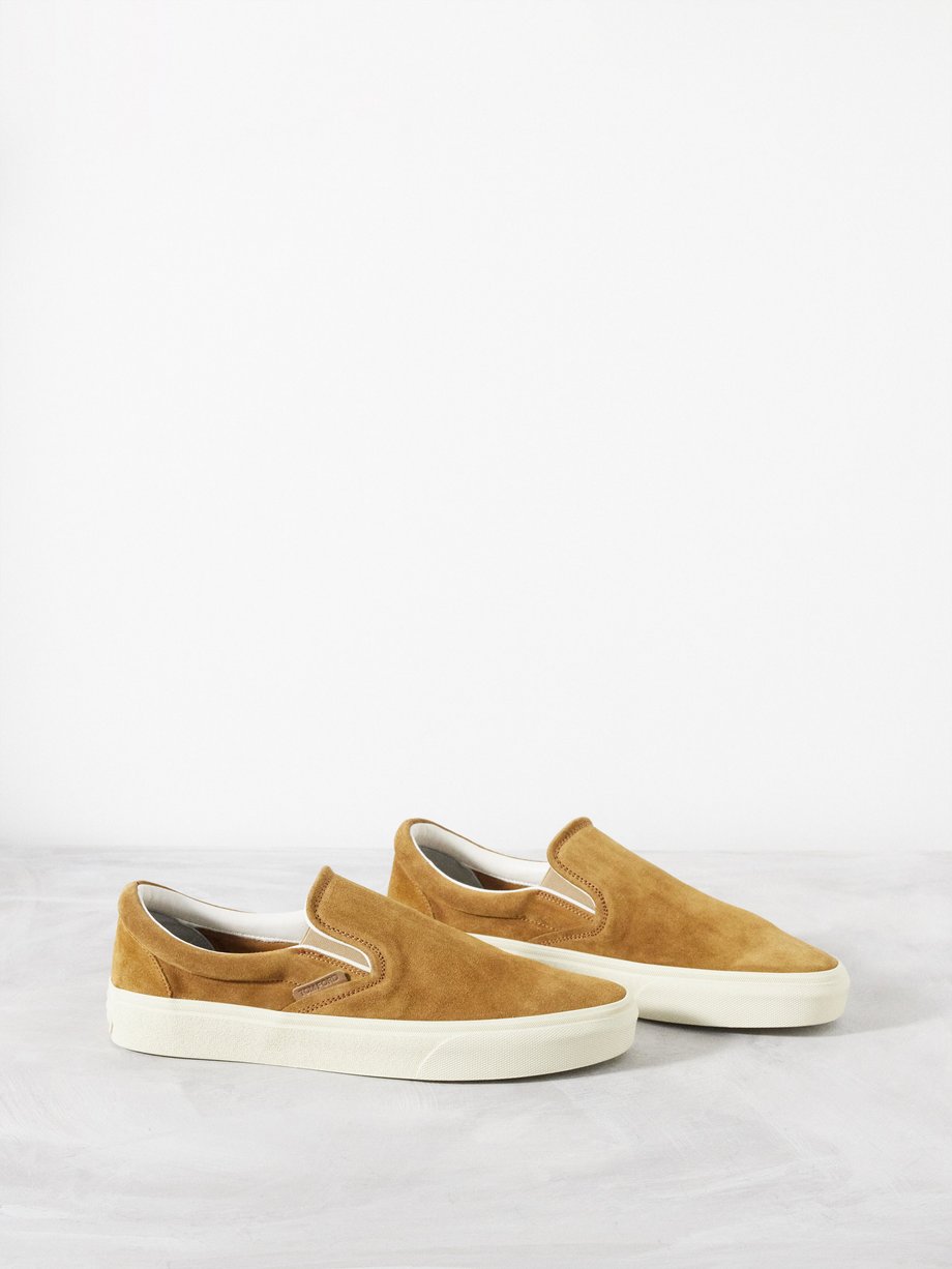 Tom Ford Jude suede slip-on trainers