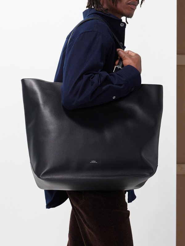 A.P.C. Nino faux-leather tote bag