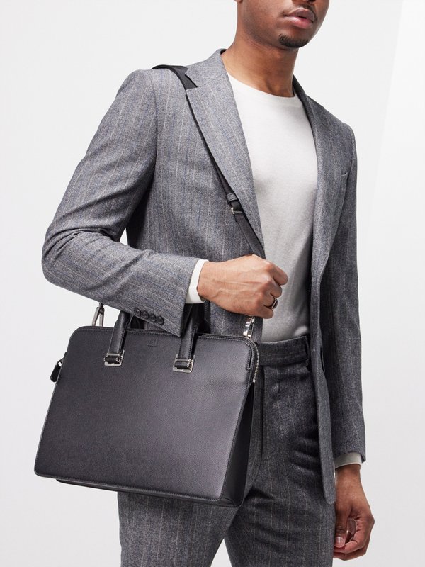 Dunhill Cadogan leather briefcase