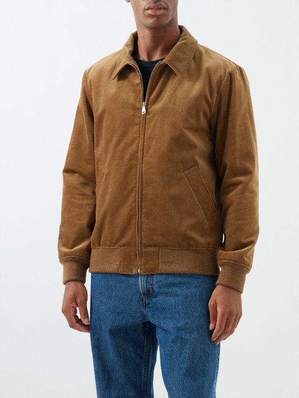 A.P.C. Gilles cotton-corduroy jacket