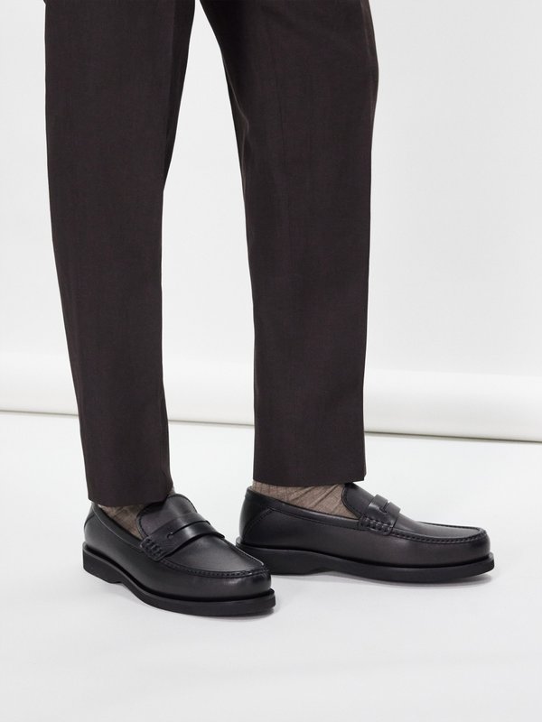 ZEGNA L'Asola smooth-leather loafers