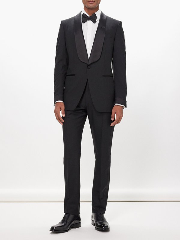 Tom Ford Atticus belted wool suit trousers