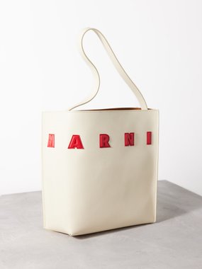 Marni Museo small leather tote bag