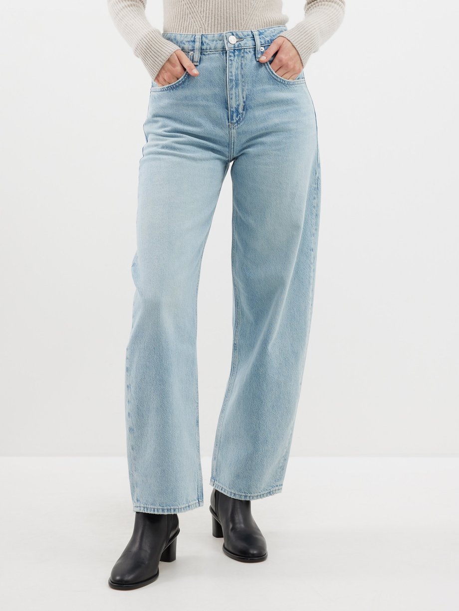 FRAME Long Barrel wide-leg jeans