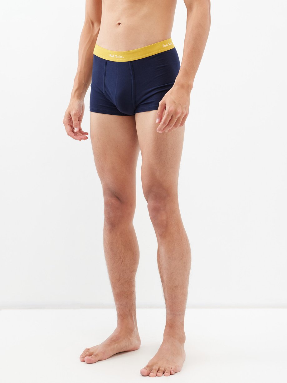 Paul Smith Pack of five organic cotton-blend trunks