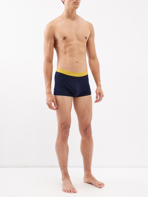 Paul Smith Pack of five organic cotton-blend trunks