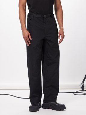 C.P. Company Metropolis Series buckled cotton-HyST trousers