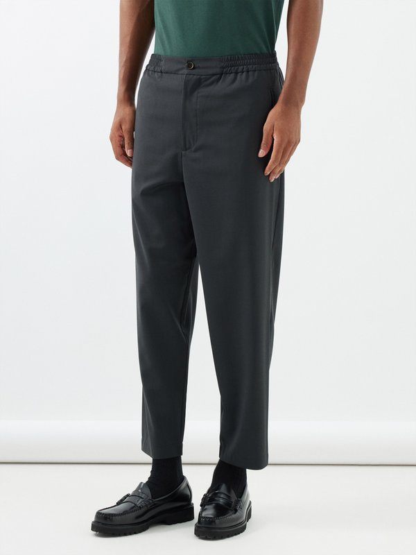 Barena Venezia Ameo elasticated-waist wool trousers