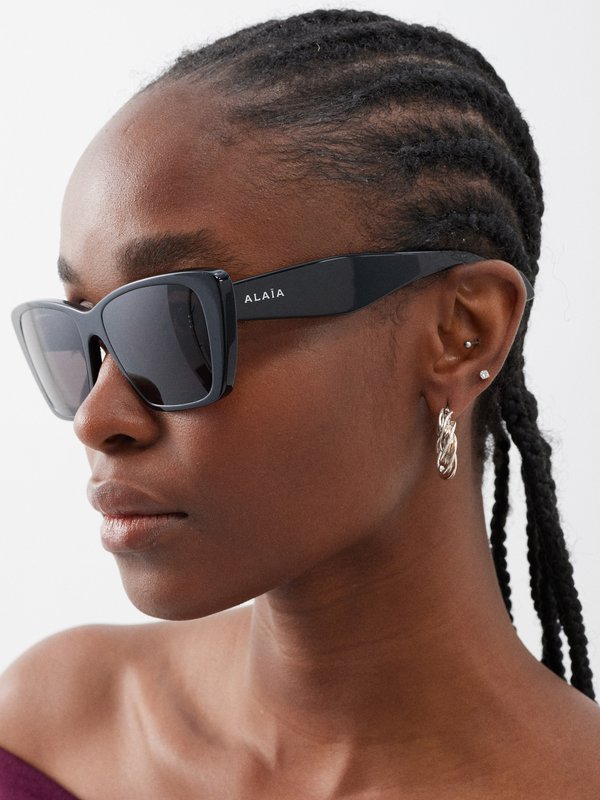 ALAΪA Eyewear (ALAÏA) Cat-eye acetate sunglasses