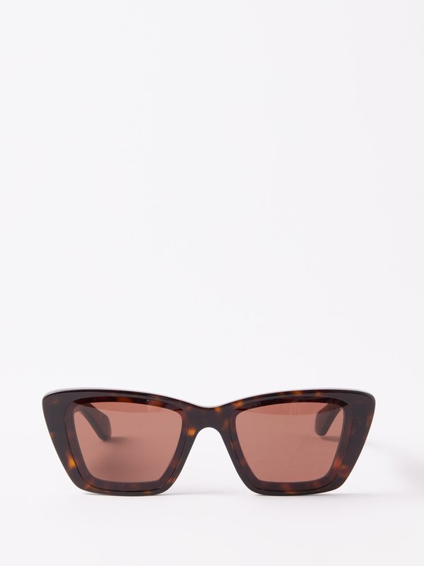ALAΪA Eyewear (ALAÏA) Cat-eye tortoiseshell acetate sunglasses