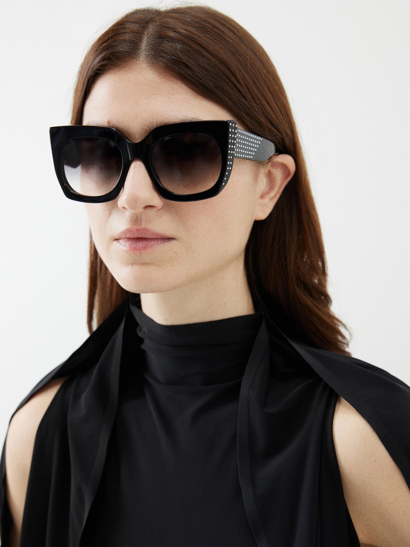 Designer Oversized Square Acetate Sunglasses For Men And Women