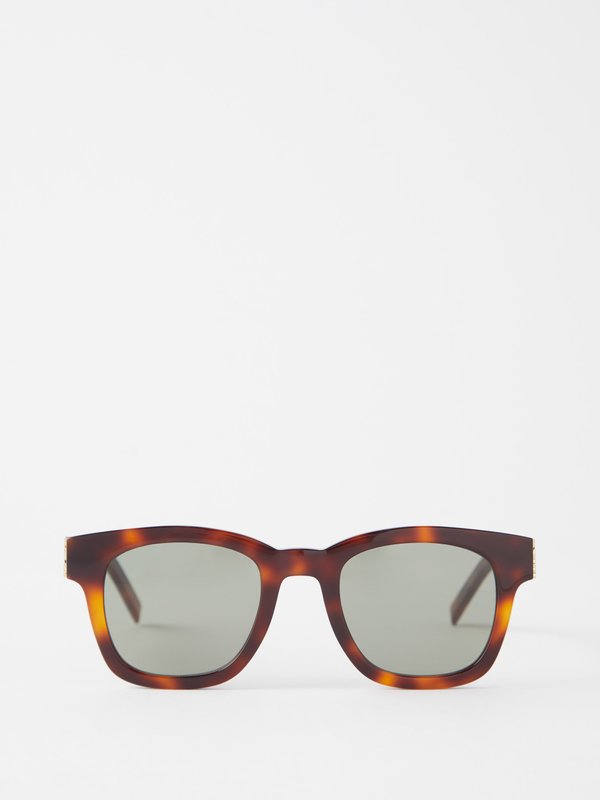 Saint Laurent Eyewear (Saint Laurent) D-frame tortoiseshell-acetate sunglasses