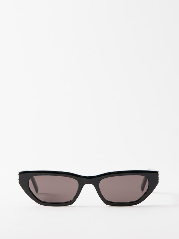 Saint Laurent Eyewear (Saint Laurent) Narrow cat-eye acetate sunglasses