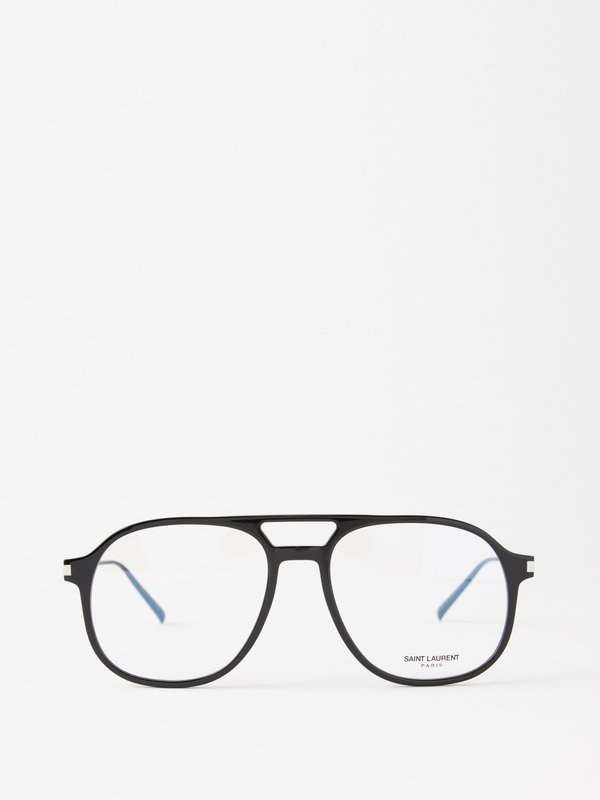 Saint Laurent Eyewear (Saint Laurent) Metal aviator glasses