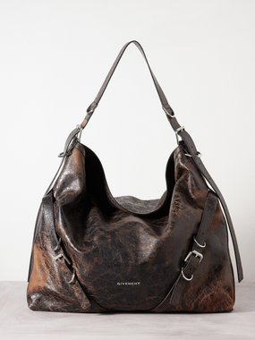 Givenchy Voyou XL distressed-leather cross-body bag