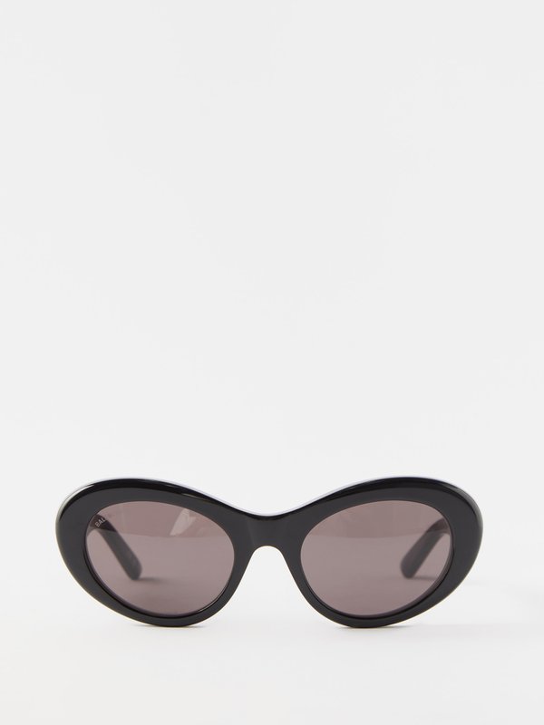 Balenciaga Eyewear (Balenciaga) Dynasty oval acetate sunglasses