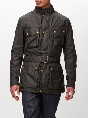 Belstaff Trialmaster belted waxed-cotton field jacket