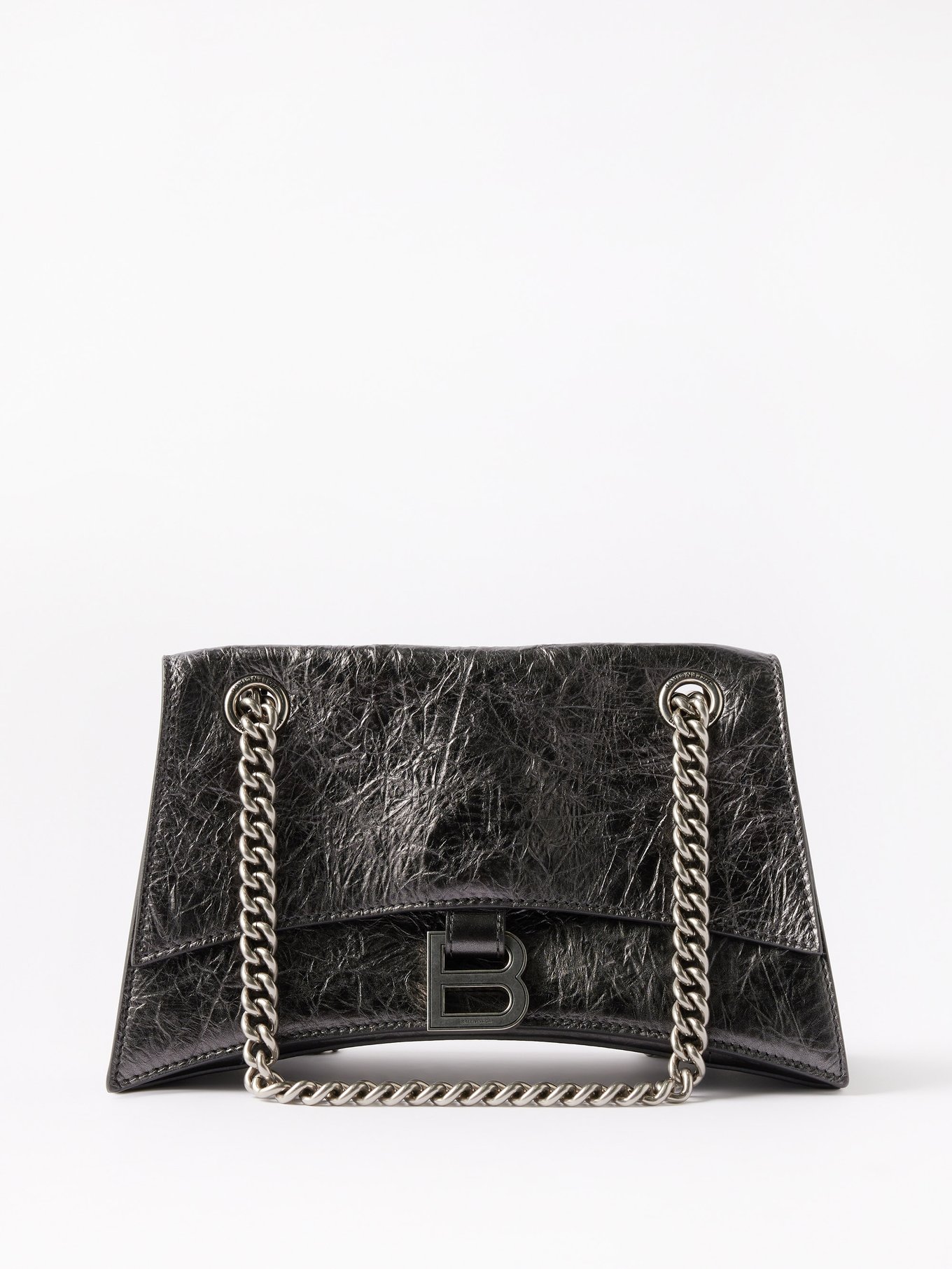 Crush Small Crinkled Chain Shoulder Bag