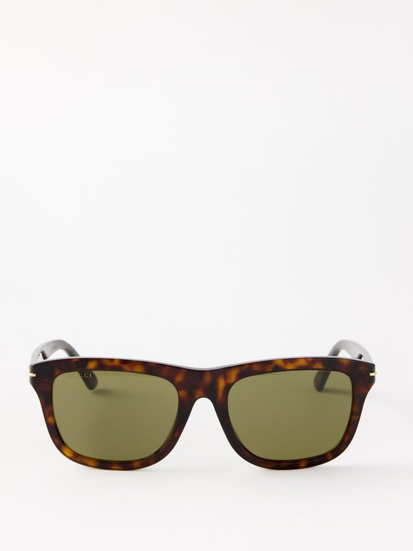 Gucci Eyewear (Gucci) Square tortoiseshell-acetate sunglasses