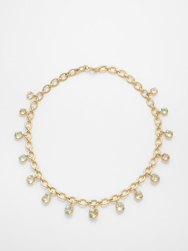Irene Neuwirth Gemmy Gem tourmaline & 18kt gold necklace