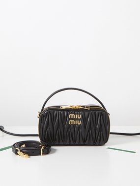 Miu Miu Matelassé-leather cross-body bag