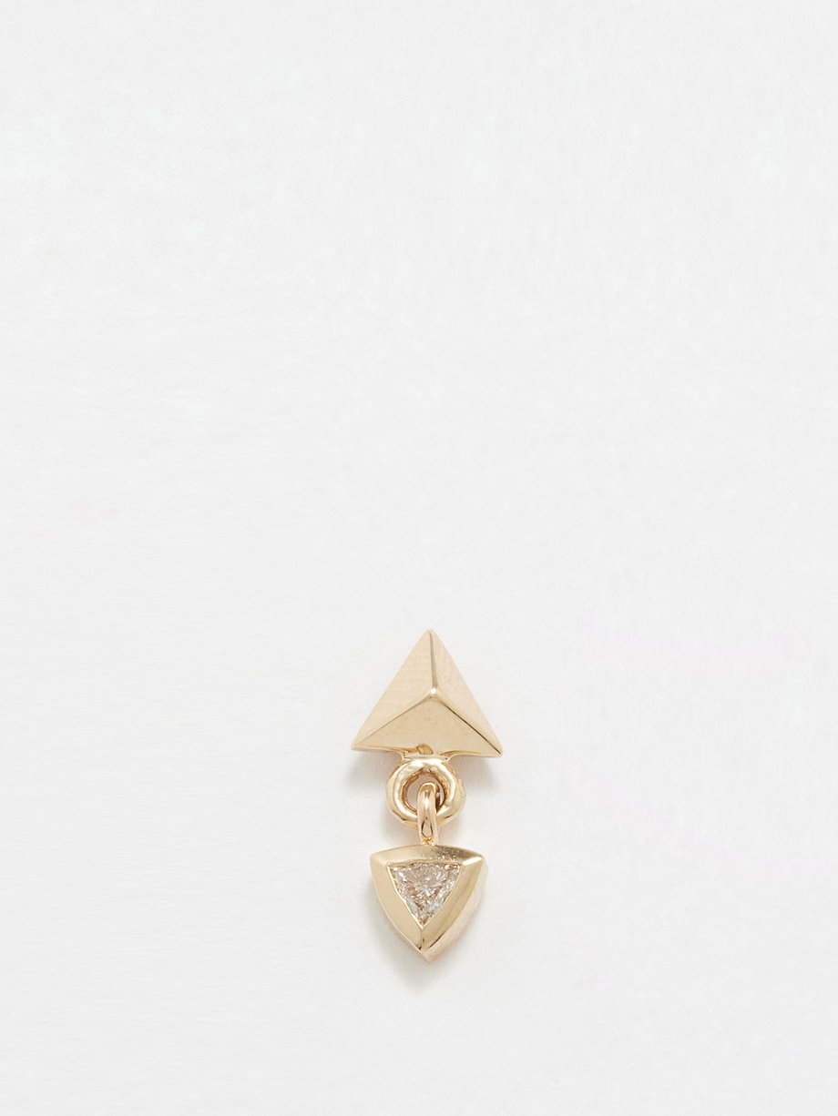 Zoë Chicco Diamond & 14kt gold single earring
