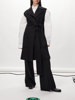 Joseph Garance sleeveless wool-blend coat