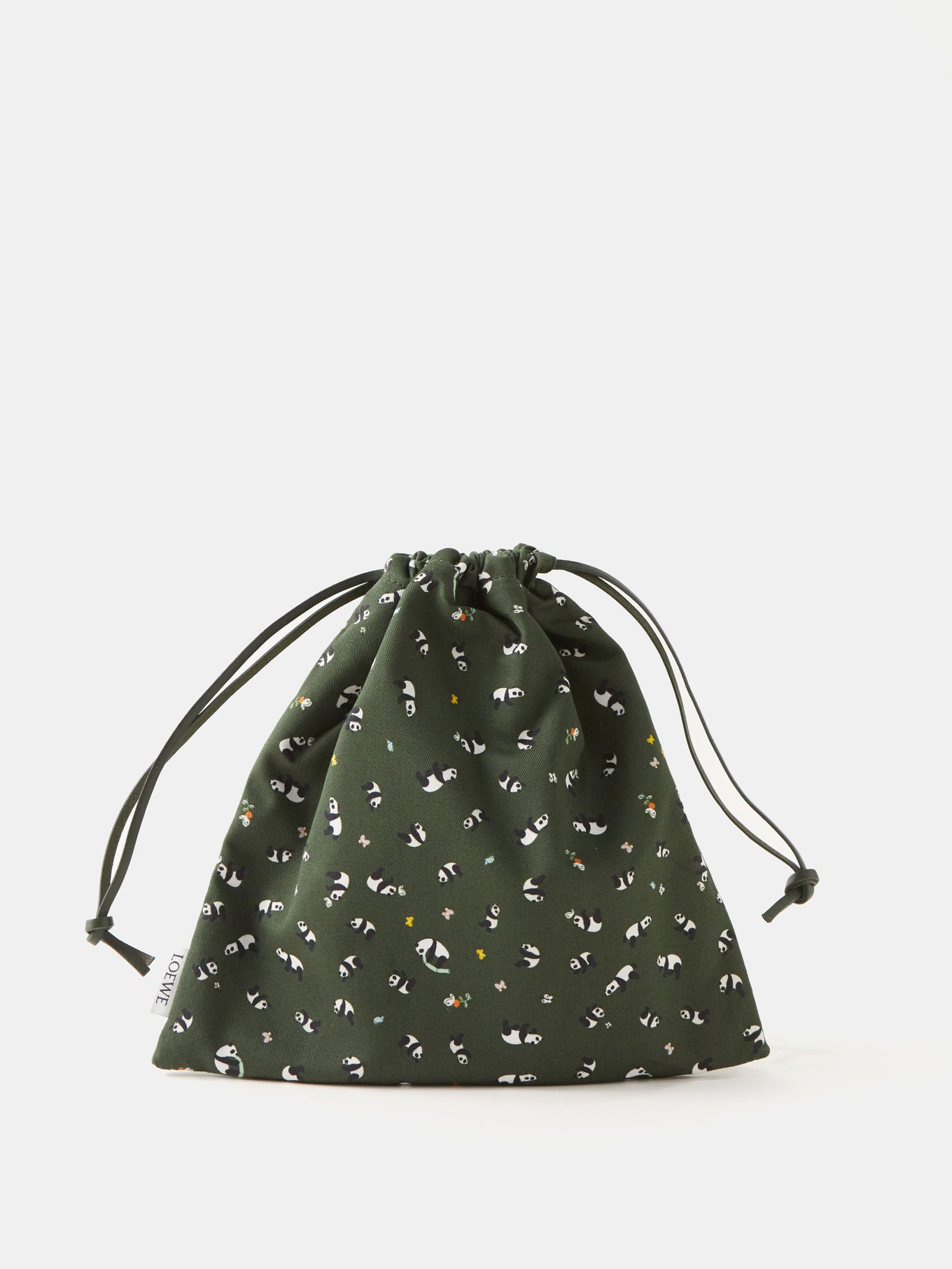 X Suna Fujita cotton drawstring tote bag | LOEWE