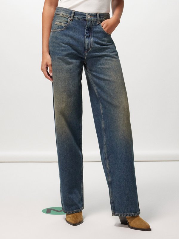 Isabel Marant Joanny wide-leg jeans