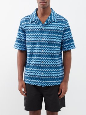 Missoni Zigzag cotton-jersey shirt