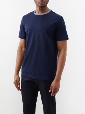 Missoni Space-dyed neck cotton-jersey T-shirt