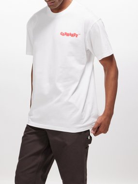 Carhartt WIP Carhartt Wip Fast Food-print cotton-jersey T-shirt