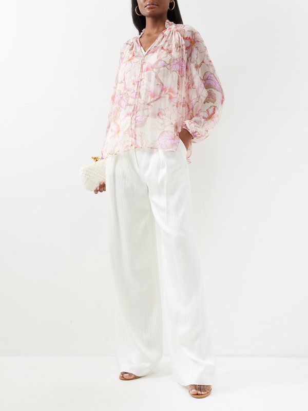 Zimmermann Matchmaker floral-print georgette blouse