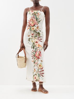 Zimmermann Lexi floral-print linen dress