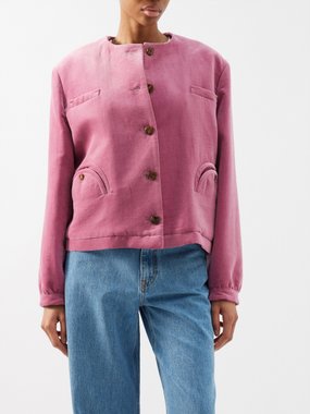 Blazé Milano Gliss cotton-blend bolero jacket