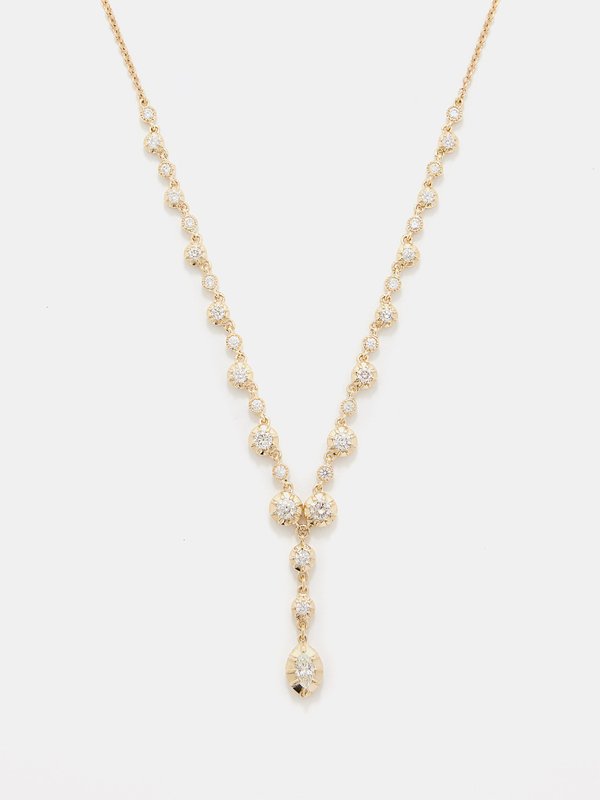 Jacquie Aiche Sophia diamond & 14kt gold necklace