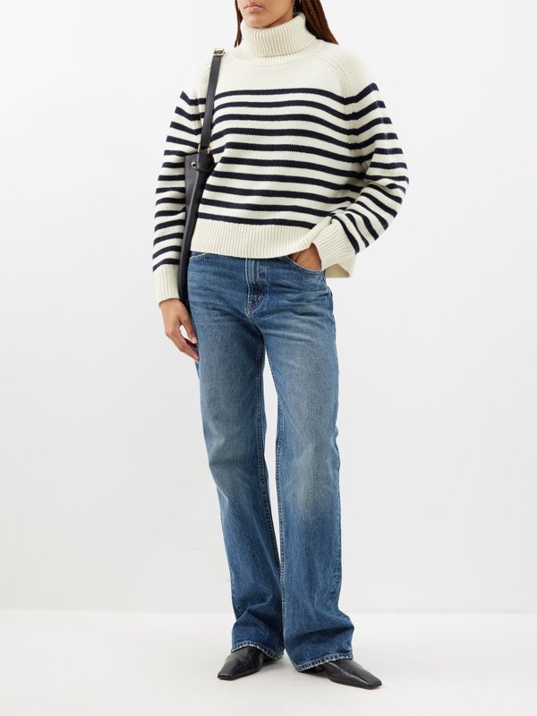 Nili Lotan Gideon roll-neck wool-blend sweater