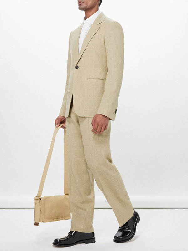 Burberry Wool straight-leg suit trousers