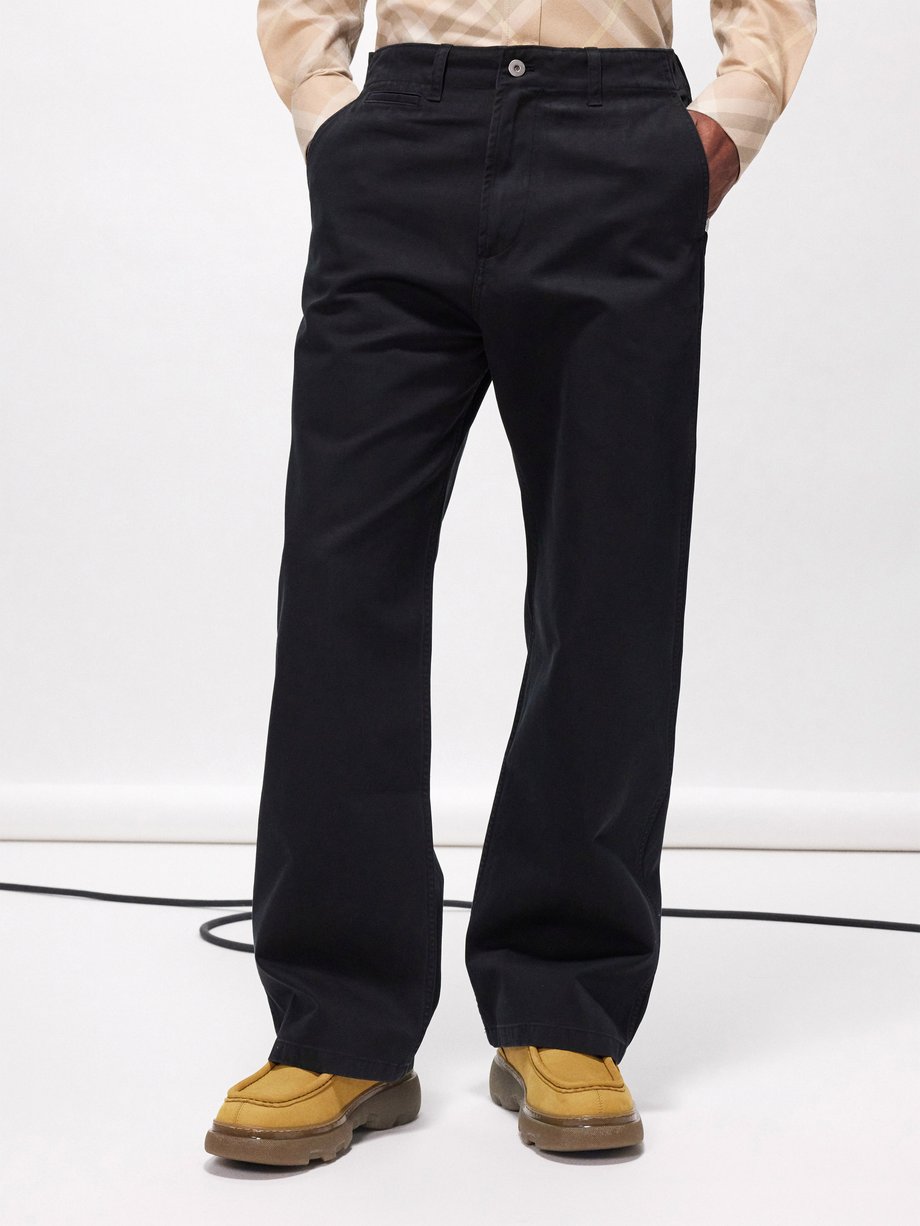 Burberry Relaxed-leg cotton chinos