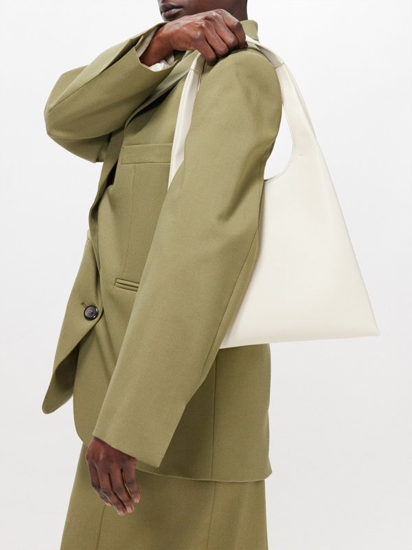 Aesther Ekme Shopper midi grained-leather shoulder bag