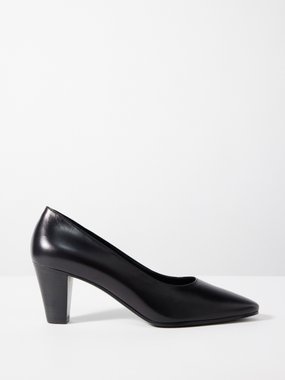 The Row Charlotte 65 leather pumps