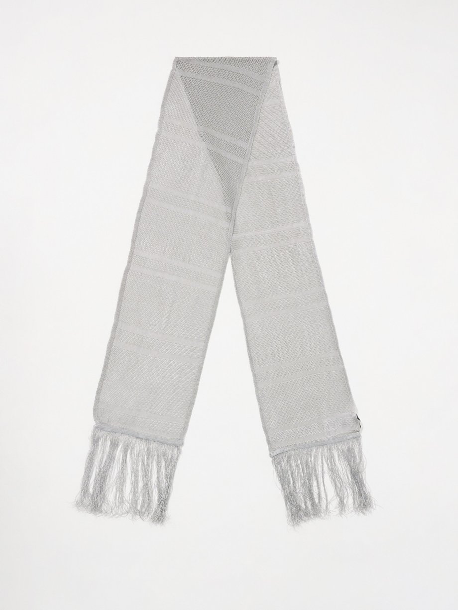 OUR LEGACY (Our Legacy) Piano striped viscose scarf