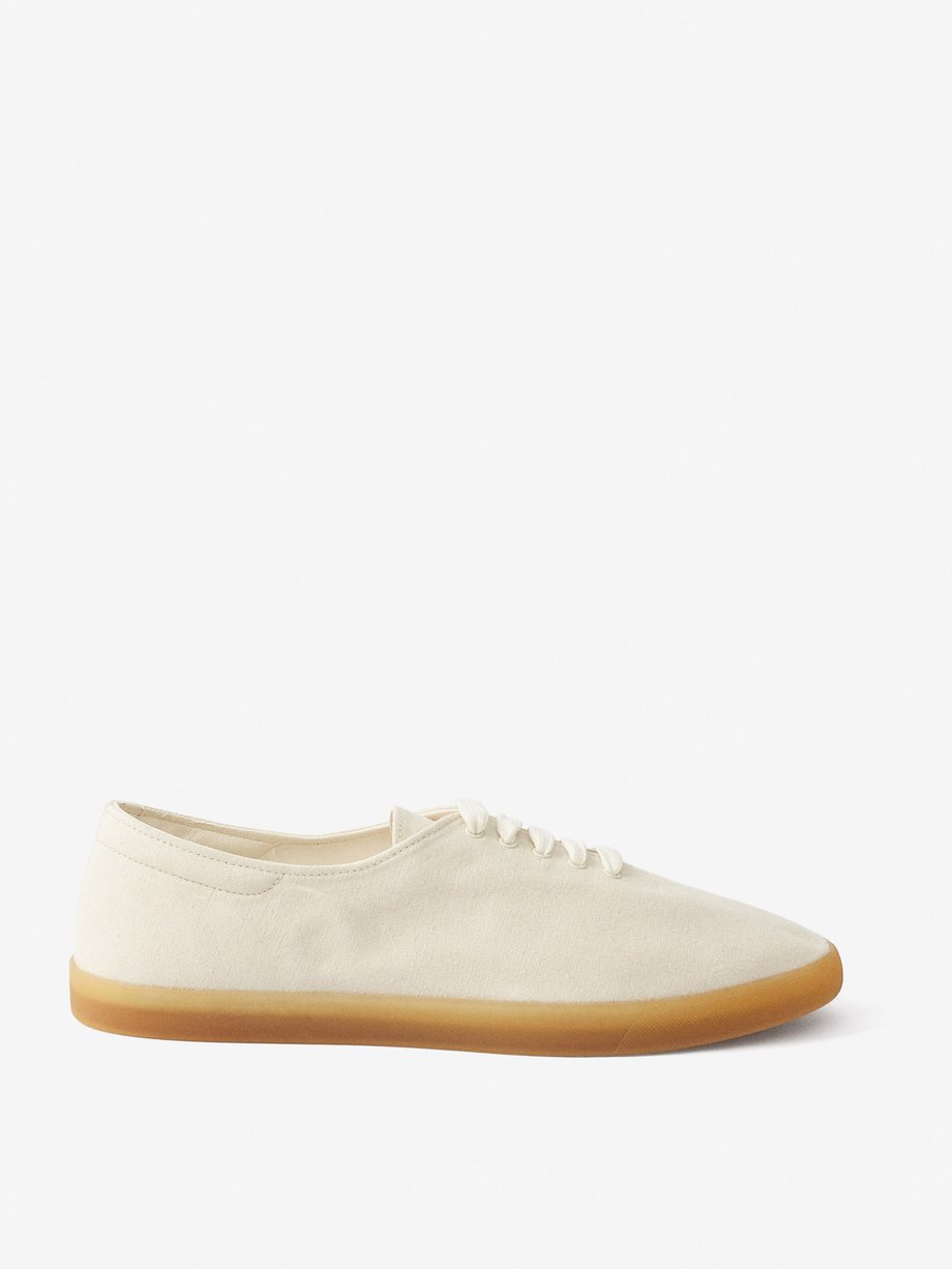 The Row Sam cotton-blend canvas trainers