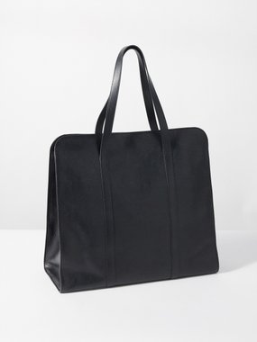 The Row Ben grained-leather tote bag