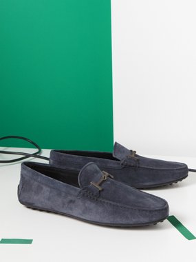 Tod's City Gommino suede loafers