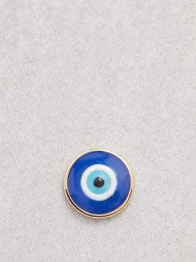Loquet Turkish Eye enamel & 18kt gold charm